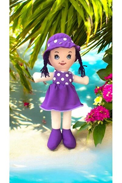 grs oyuncak Lina Bez Bebek Mor Renk 45cm