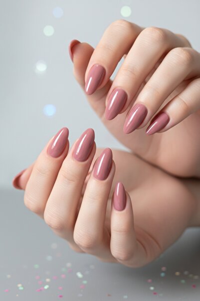 Easy Beauty 24 Adet Badem Takma Tırnak Seti Orta Uzunlukta Her Beden Tırnağa ...