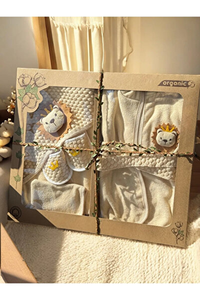 ConconBebe Concon 1650 Organic Lion Bathrobe Set