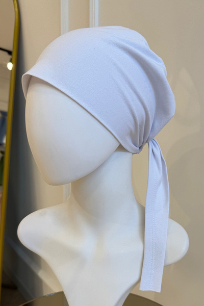 ipekistanbul Dikişsiz Kaymayan Kaliteli Özel Üretim Bone - Beyaz