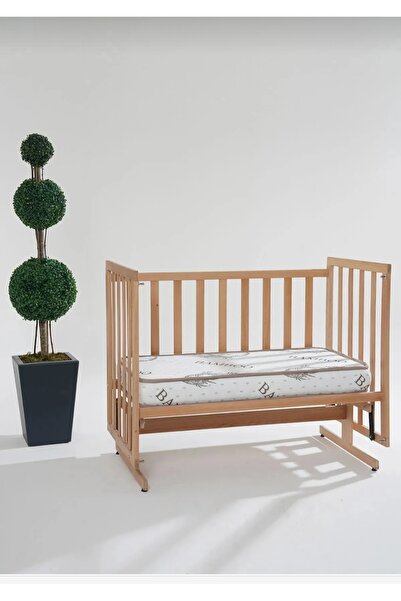 Bamboo Bebek Yatak Bambu 70x120 15cm Ortopedik Oyun Parkı Yatağı