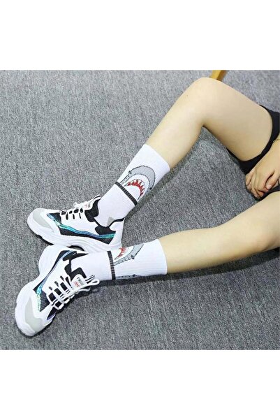 Le Savu Унисекс чорапи Shark White