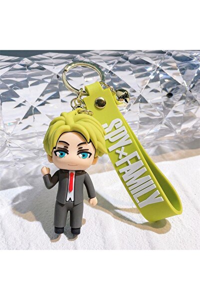 Köstebek Anime Spy X Family - سلسلة مفاتيح من السيليكون Loid Forger