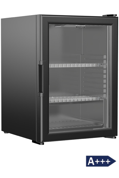 Elektromarla INV-MC-45 All Black Edition 45 lİTRE Inverter Kompresörlü Camlı Minibar Mini Buzdolabı