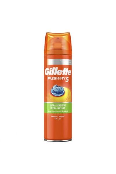 Gillette Fusıon 5 Traş Jeli Ultra Sensitive 200ml -6'lı Paket