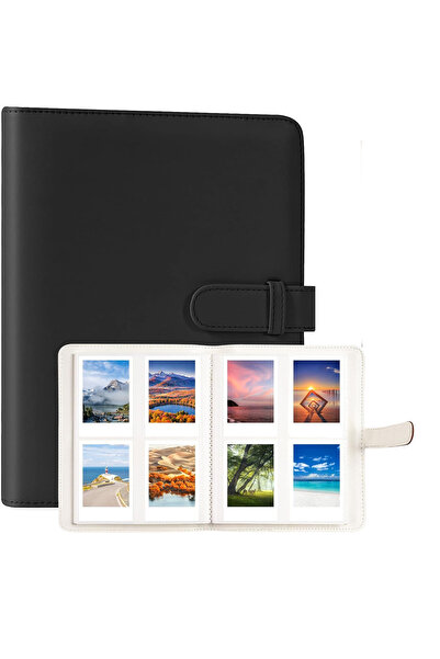 Trendfone İnstax Mini Serisi Uyumlu 256 Fotoğraf Kapasiteli Albüm (9X6 CM'E KADAR FOTOĞRAFLAR IÇİN)