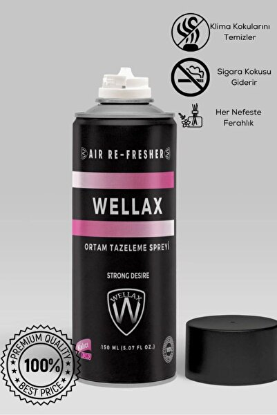 ASTRA LED Koku Giderici Klima Bombası Dezenfektan Sprey 150 Ml, Temizleyici Tazeleyici Strong Desire