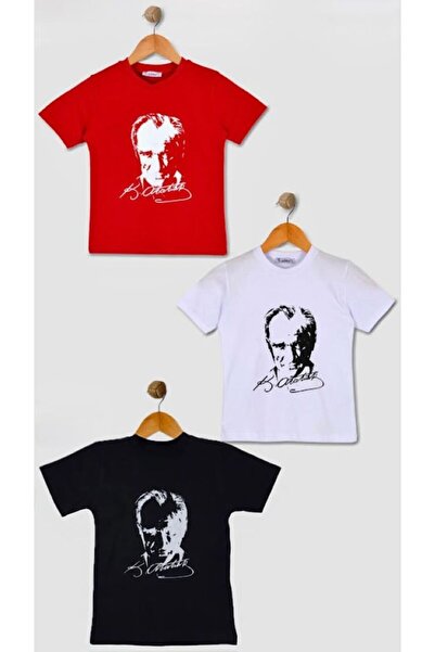 KUMRUNUN DÜNYASI Kemal Ataturk Printed T-Shirt - for Girl and Boy