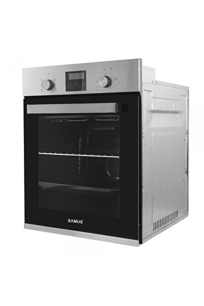 Samus Cuptor încorporabil SCE458GTXV, 1900 W, 43 L, 6 funcții, lățime 45 cm, temporizator digital, negru
