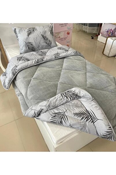 Arma Concept Single Luxury Double-Sided Pufidik Wellsoft Patterned Quilt 155X215 + 1 Pillowcase