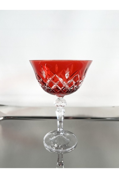 DECOSTYLE Kristal bohemia renkli ayaklı Dekoru kare 1 Adet