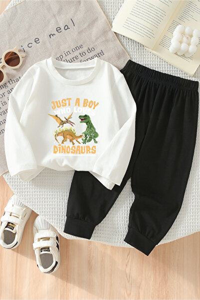 ADABEBEK Premium Dinosaur Printed Bottom and Top Baby Set 24584