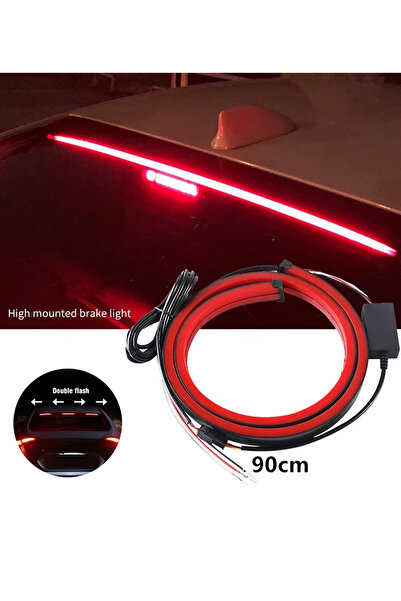 MeyZone Oto Araç Arka Cam İçi 90cm Kayar Led Stop Lambası Fonksiyonlu Arka St...