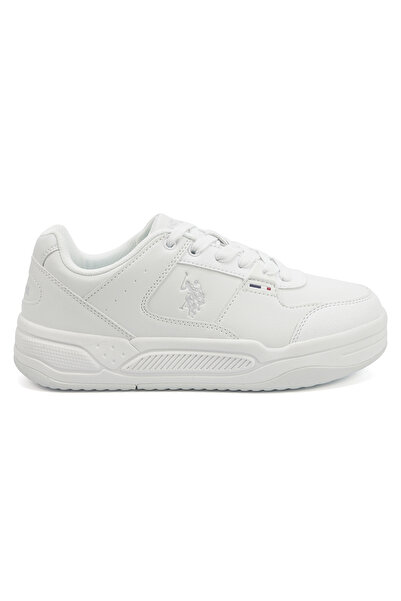 U.S. Polo Assn. Women's White Low-Top Sneakers - Style that Moves, Comfort th...