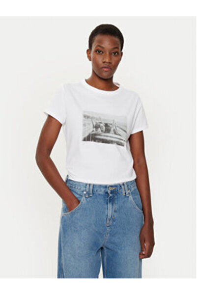 BOSS Tricou damă 50541264 alb