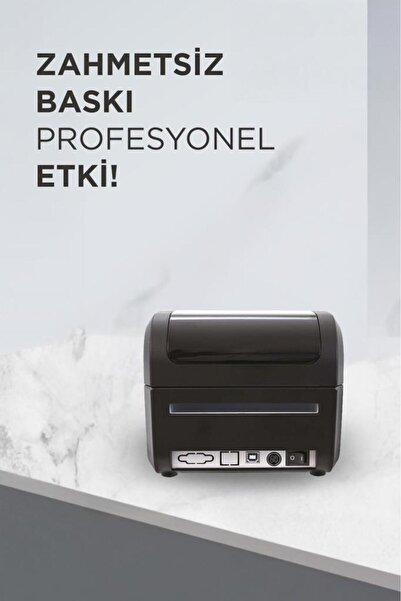 Torima طابعة TLP-423X سوداء متوافقة مع طابعات الإيصالات الحرارية وطابعات الباركود وطابعات العناوين والملصقات والتجار