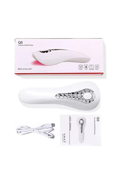 Anıl Gel Polish Şarjlı Mını Uv Led 18 Wat ; Uv Led Kurutucu Lamba Jel Tıps Ku...