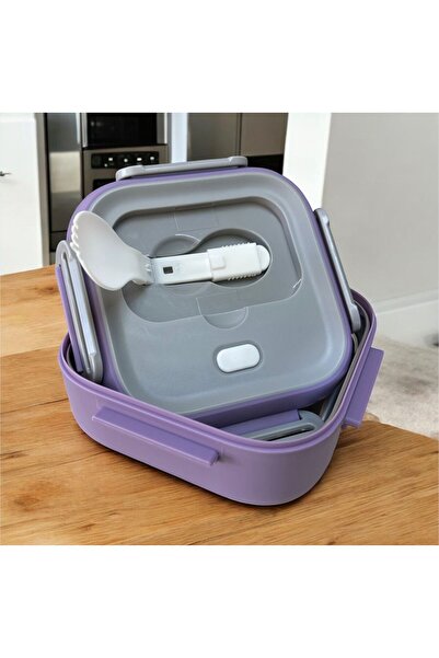 FixPoint Δοχείο αποθήκευσης και μεταφοράς τροφίμων από ανοξείδωτο ατσάλι Μωβ 750 ml P-1407