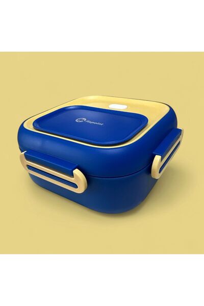 FixPoint Δοχείο αποθήκευσης και μεταφοράς τροφίμων από ανοξείδωτο ατσάλι Navy Blue 750 ml P-1407