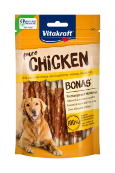 Vitakraft CHICKEN BONAS Chewable Sticks with Chicken 80g