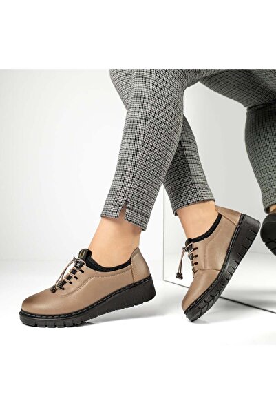 Modlet.ro Pantofi casual cu platformă maro pentru femei MOD13052