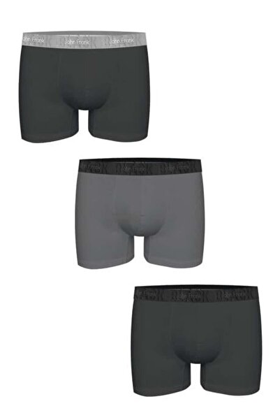 John Frank Triple Black Boxer Multicolor