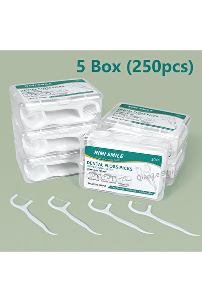 Choice3 C607-5 Box 1/2/5/10 Box Portable Disposable Dental Floss Plastic Toothpick High-tension Dental Floss