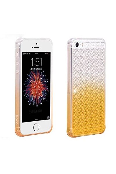 Apple Carcasă TPU pentru iPhone 5/5S seria Diamond - Argintiu/Auriu