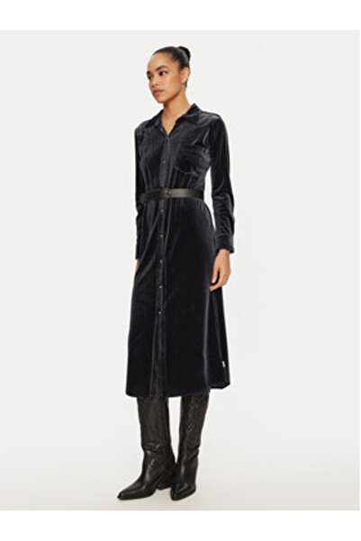 WRANGLER Γυναικείο Φόρεμα Πουκάμισο 206670 Μαύρο