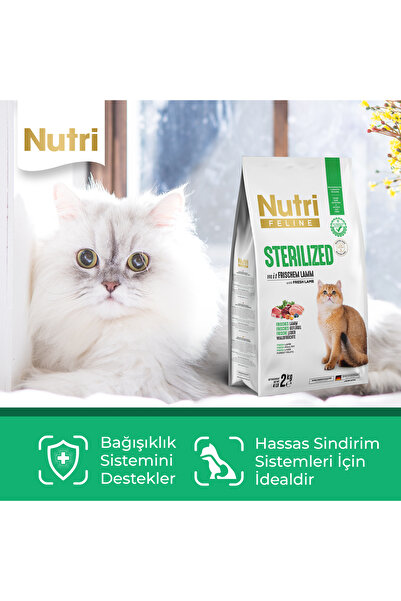 Nutri Feline 10 Kg Sterilised Kuzu Etli Kuru Kedi Maması
