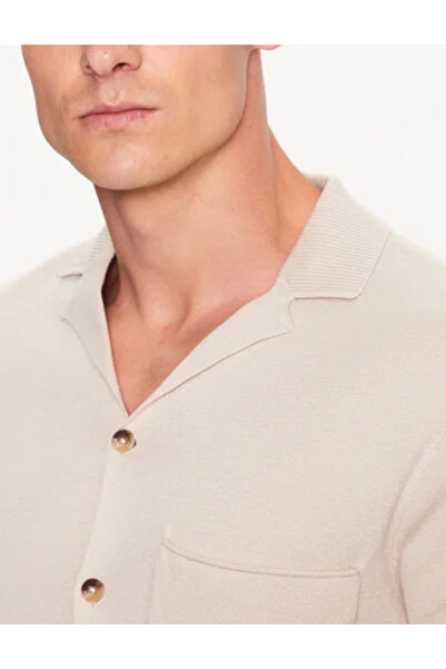 Only & Sons short sleeve shirt, cream