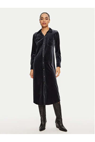 WRANGLER Γυναικείο Φόρεμα Πουκάμισο 206670 Μαύρο