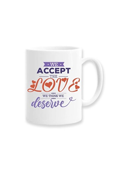 OEM Cană personalizată cu mesajul: „Acceptăm dragostea pe care credem că o me...