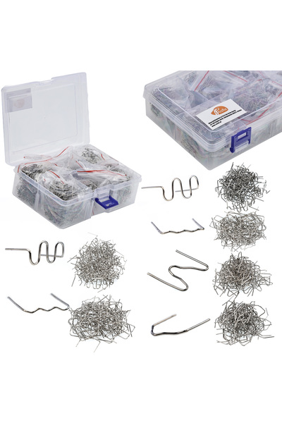 Rosfix Set Capse Plastic 1200 Buc | 6 Tipuri | Oțel Carbon 0.6–0.8mm