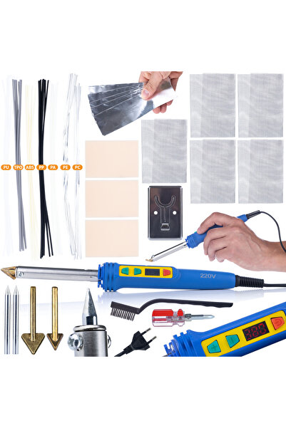 Rosfix Fier de Lipit Plastic Blue Kong 120W | Set Complet | 200–600°C