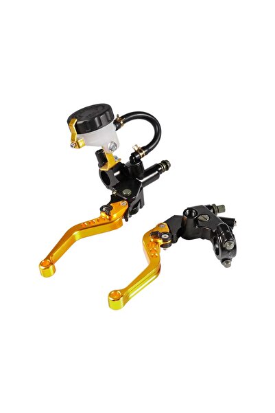 EVO MOTORS Manete Moto Ambreiaj cu rezervor Cablu Pompa Frana maneta Universa...