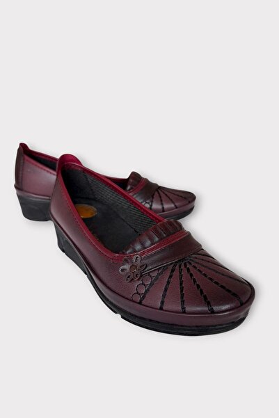 Liger Women's Orthopedic Ballet Shoes Lightweight Non-Slip Sole Bordo