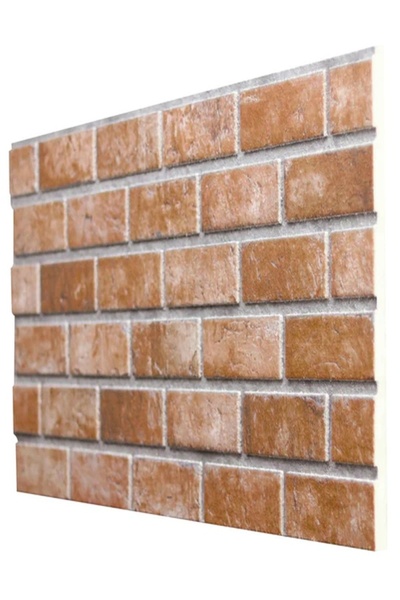 Q HOME DESİGN Set 10 panouri decorative (6mp) polistiren Textura Caramida