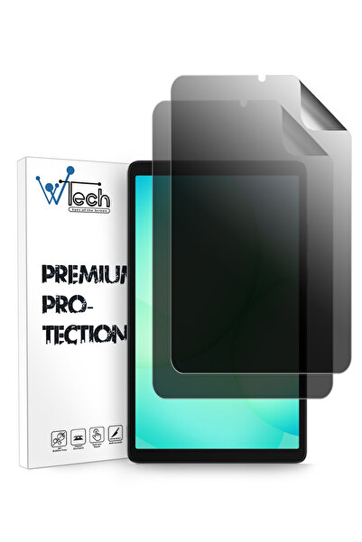 Wtech غطاء هيدروجيل شفاف مضاد للخصوصية لجهاز Samsung Galaxy Tab A11 4G 2025 (8.7 بوصة) رفيع ومرن، قطعتان