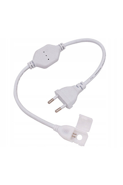 Rosfix Stabilizator Bandă LED 230V | 8A, 33cm Cablu, Tip KLIK, Alb