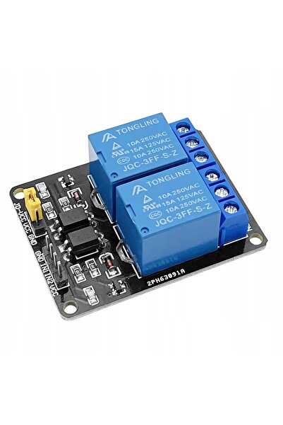 Rosfix Modul Releu 2 Canale 12V | Izolație Optică, 10A, Compatibil Arduino