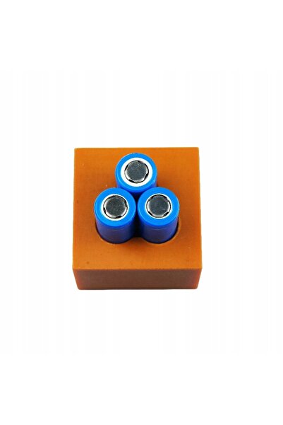 Rosfix Matriță Triunghiulară Bakelit | 3 Celule 18650 | Pentru Sudură Precisă