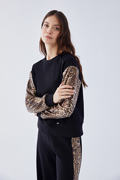 IDYL Leopard Printed Tracksuit Set