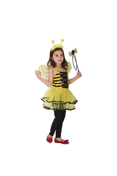 KidMania Costum de albină cu accesorii pentru fete 104 cm 3-4 ani