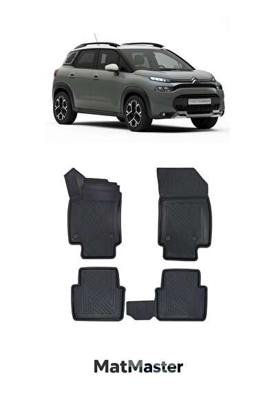 MatMaster Citroen C3 Aircross 2023 Model 5D Ekstra Havuzlu Paspas