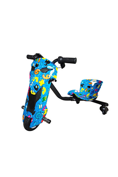 CHALLENGERS سكوتر درفت صغير كهربائي قوة 36 فولت مزود بمفتاحين وبوري وبلوتوث E65