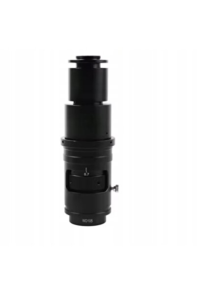 Rosfix Obiectiv C-Mount WD100 – Zoom 0.7–5X | Mărire 25X–500X | Ø55mm