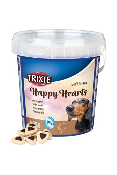 Trixie Recompense Pentru Caini, Soft Happy, Inimi Cu Miel, 500 g, 31497