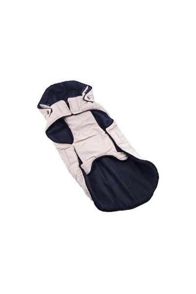 Doty Vestă caldă Hugo pentru câini de talie mică cu glugă detașabilă, bej, mărimea 42/M