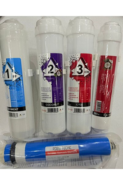 FİLTEK AQUA CLOUD 5' Lİ SET SU ARITMA FİLTRESİ